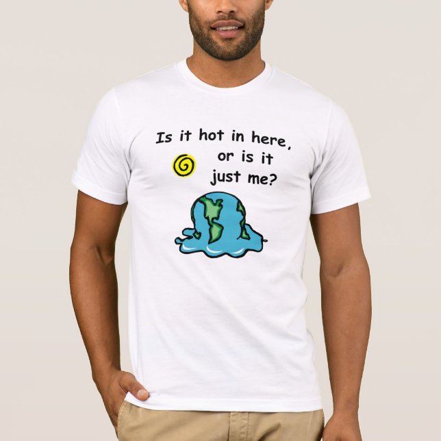 Smälter planetT-tröja T Shirt (Framsida)