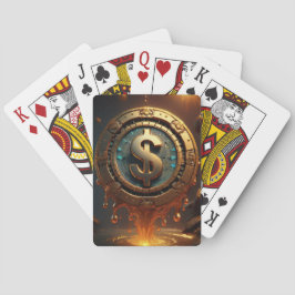 Smälter Poker Chip-uppspelningskort Casinokort