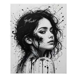 Smälter Porträtt-skift Perfect Poster