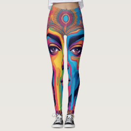 Smälter Reality Leggings - Trippy Psychedelic Art