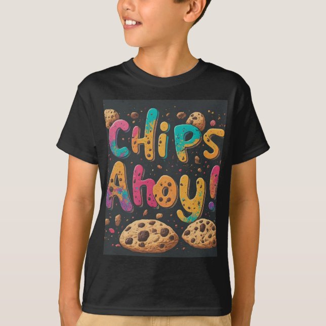 Smälter Roligt: Chip Ahoy T-Shirt Design (Framsida)