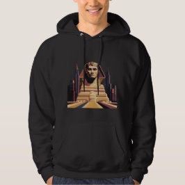 smälter samman forntida egyptisk historia med en m hoodie