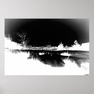 SMÄLTER SNÖ - NEGATIV POSTER
