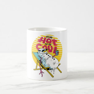 Smälter Snögubbe så att hetten blir coola Kaffemugg