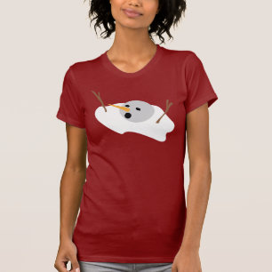 Smälter snögubbe t shirt