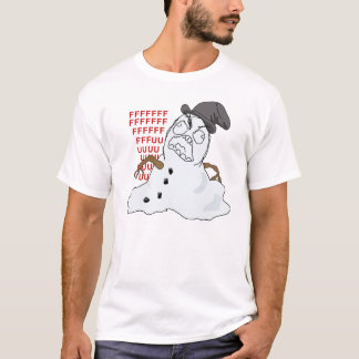 Smälter snögubbeursinneMeme skjorta Tee