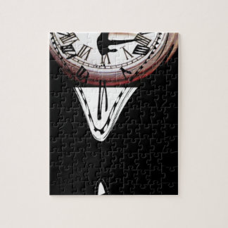 Smälter tar tid på overklig konstsvartvit pussel