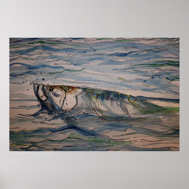 Smälter Tarpon Poster (Framsidan)
