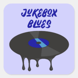 Smälter Vinyl Sticker Fyrkantigt Klistermärke