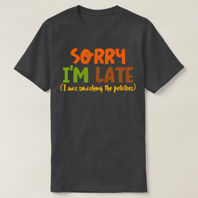Smältning av potatisen t shirt (Design framsida)