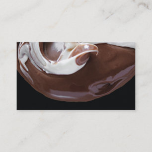 smältt chokladvisitkort visitkort