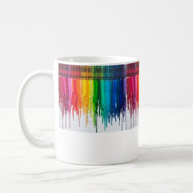 smältt crayon mu kaffemugg (Vänster)