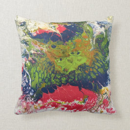 Smältt Crayonserie - akrylen häller målningen Kudde