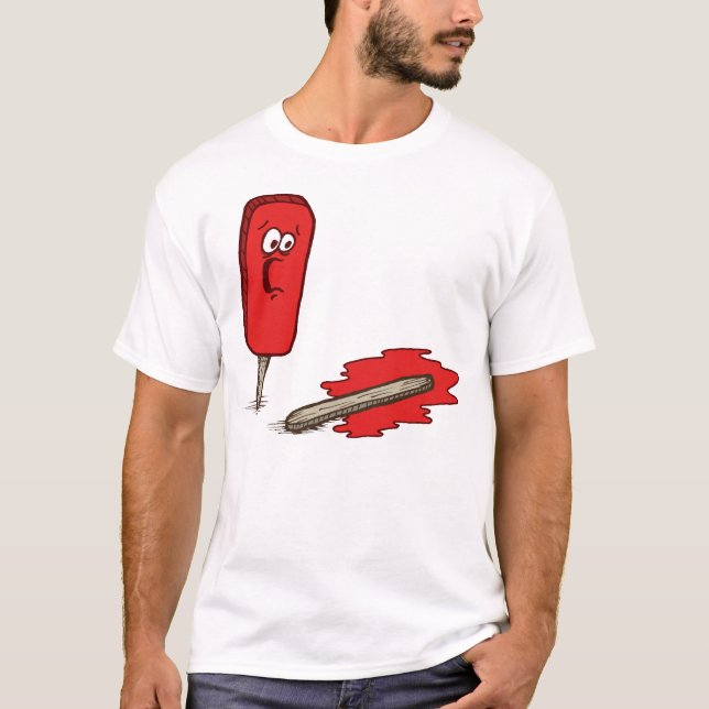 Smältt glassskjorta tee shirt (Framsida)