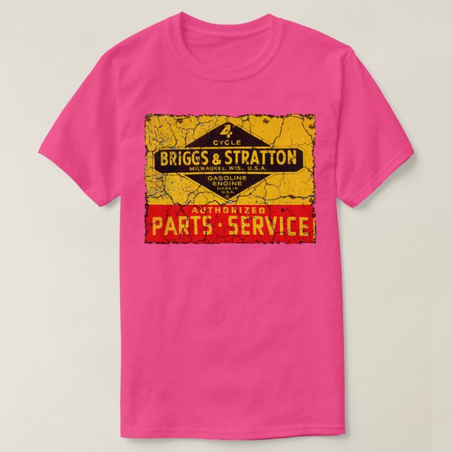 Småmotorer i Briggs och Stratton T Shirt (Design framsida)