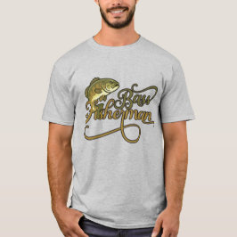 Småmunad Abborre Fiskare T Shirt