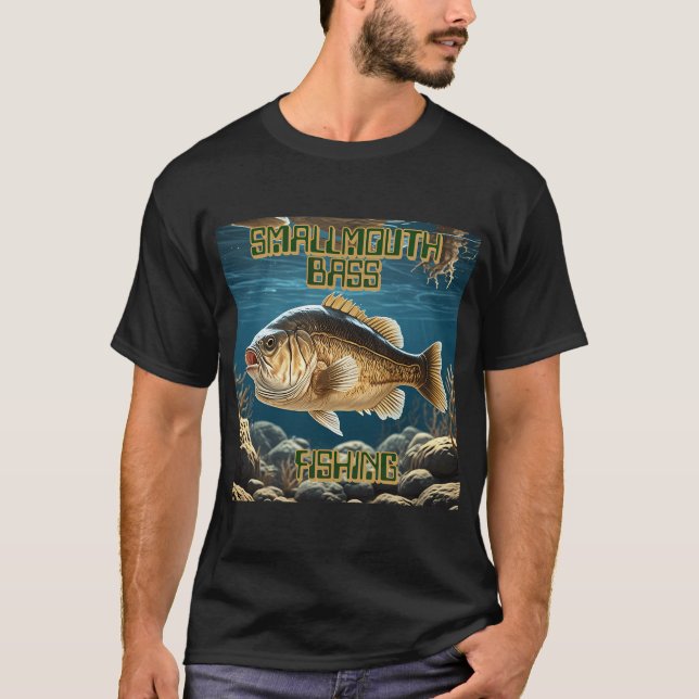Småmunad bassfiske 2 t shirt (Framsida)