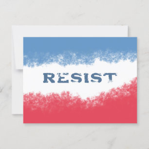 Småpatriotisk resistens vykort
