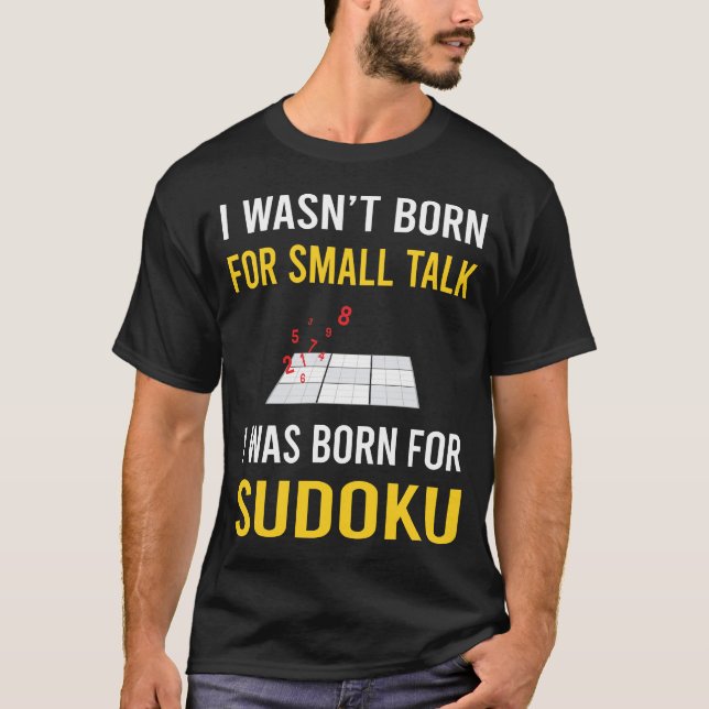 Småpratssudoku T Shirt (Framsida)