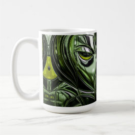 Smaragd Cybermask Kaffemugg