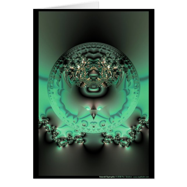Smaragd Dystrophia Hälsningskort (Framsidan)