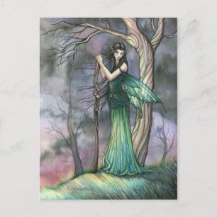 Smaragd Fae Fantasy Fe Postkort Vykort