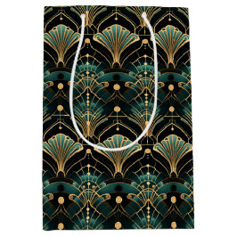 Smaragd och guld Art Deco-inspirerad