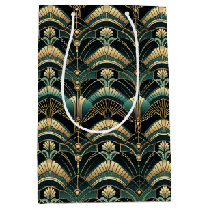 Smaragd och guld Art Deco-tema