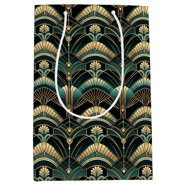 Smaragd och guld Art Deco-tema (Framsidan)