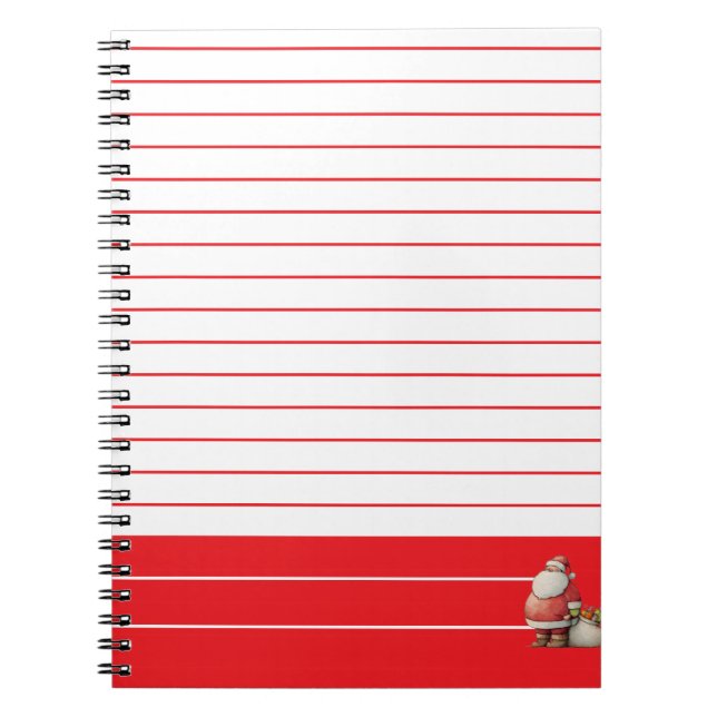 Smaragd röd returadress anteckningsbok (Framsidan)