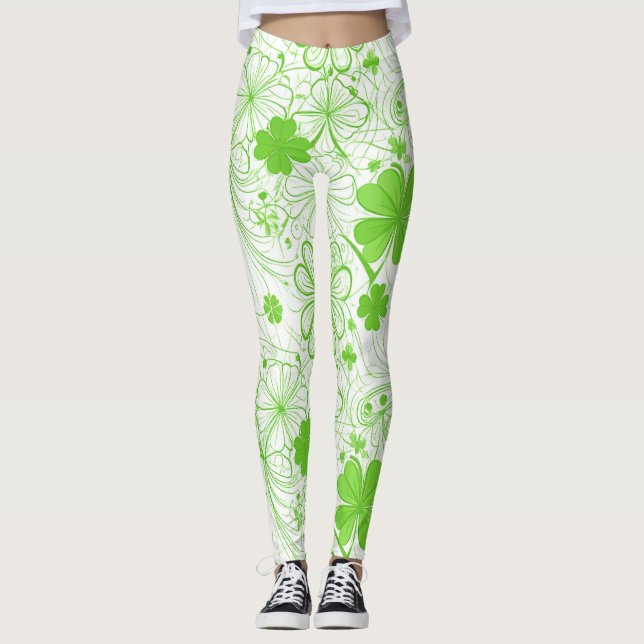 Smaragdbri Leggings (Framsida)