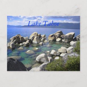 Smaragden bevattnar den Lake Tahoe vykortet Vykort