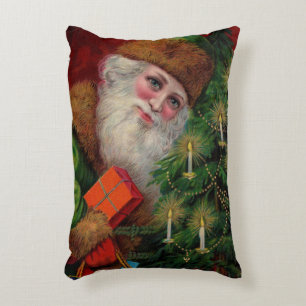 Smaragden rektangulära Santa kudder Prydnadskudde
