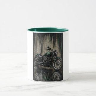 Smaragdeskogs Bobber Mosaikkonst Mugg
