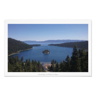 "Smaragdfjärd," Lake Tahoe Fototryck