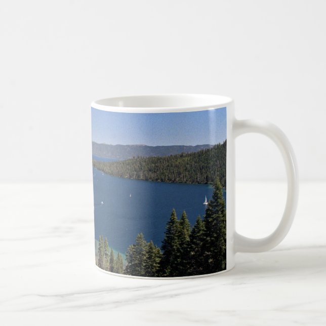 Smaragdfjärd, Lake Tahoe, Kalifornien, USA Kaffemugg (Höger)