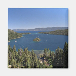 Smaragdfjärd, Lake Tahoe, Kalifornien, USA Magnet