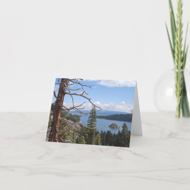 Smaragdfjärd, Lake Tahoe Kort (Framsida)