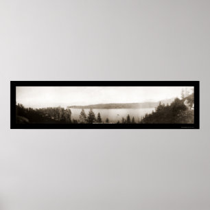SmaragdfjärdLake Tahoe foto 1906 Poster