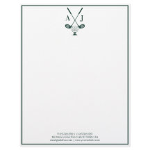 Smaragdgrön Monogram Golf