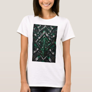 Smaragdgrön oändlig portal t shirt