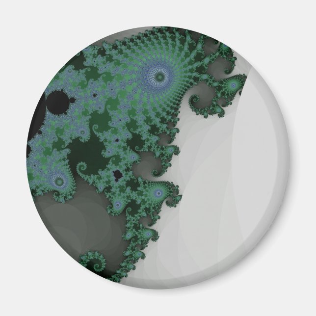 Smaragdgrön sjöhästar Magnes Magnet (Framsidan)