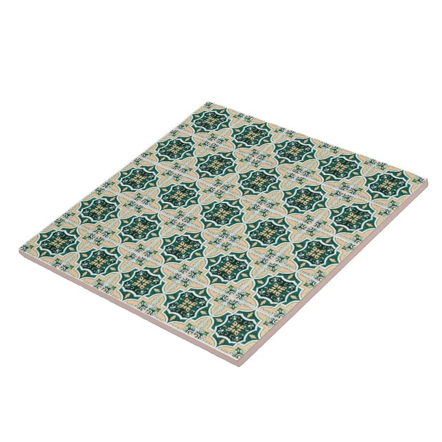 Smaragdgröna Azulejo-plattor Kakelplatta (Sidan)
