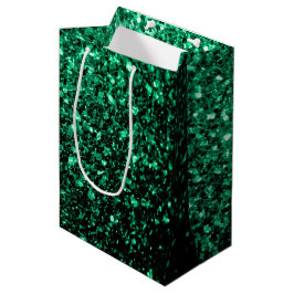 Smaragdgröna falska glittergnistor
