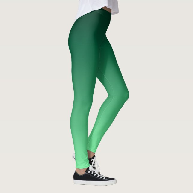 Smaragdgröna nyanser  leggings (Höger)