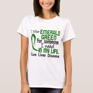 Smaragdgrönt för någon behöver jag leversjukdo t shirt