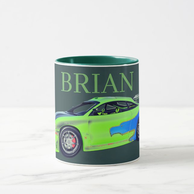 Smaragdlöparen vid den gröna horisonten mugg (Center)