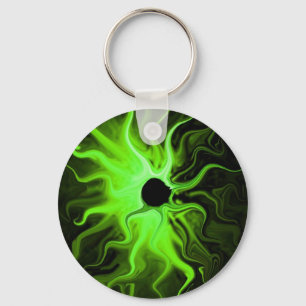 Smaragdring av Fire keychain Nyckelring