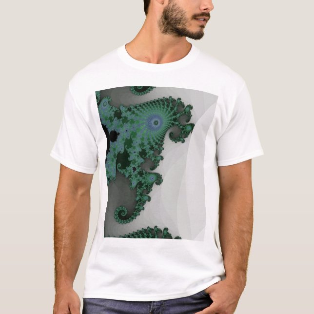 SmaragdSeahorseT-tröja Tee Shirt (Framsida)