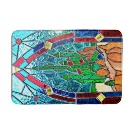 Smaragdslott Stainglass från Wizard of Oz Badrumsmatta